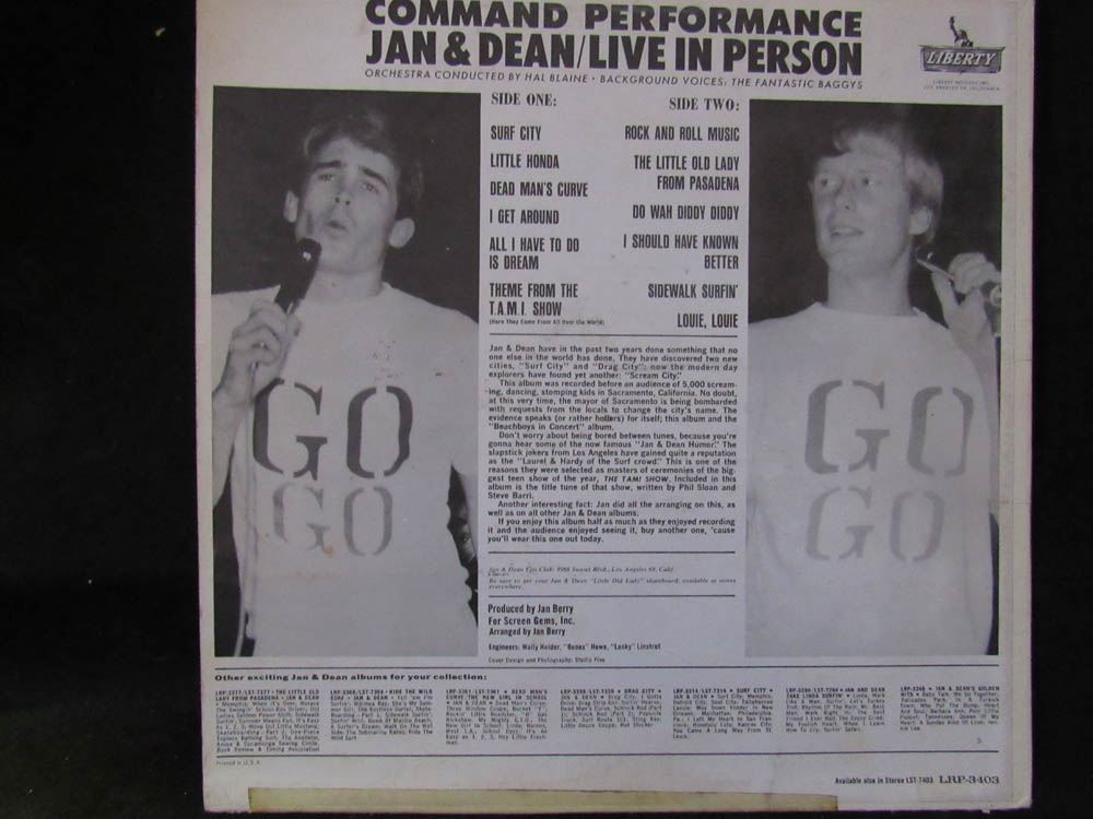 Jan & Dean - Command Performance - Image 2