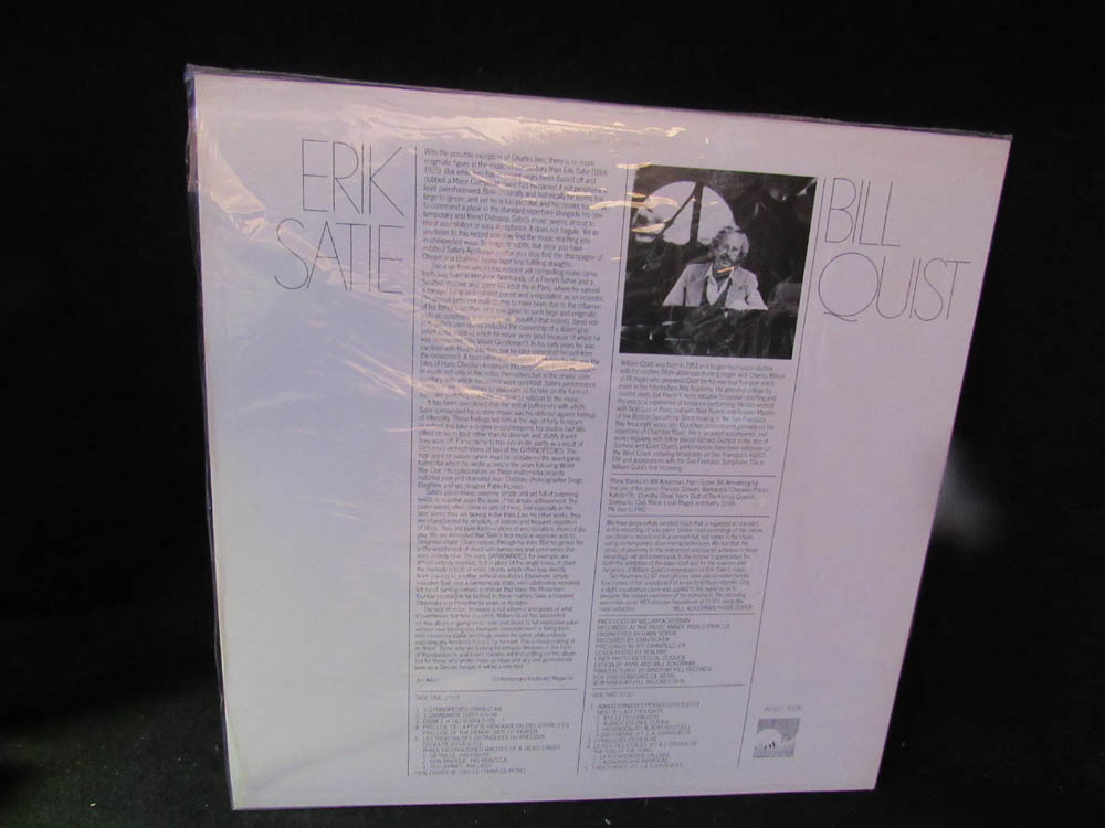 Bill Quist, Erik Satie - Piano Solos Of Erik Satie - Image 2