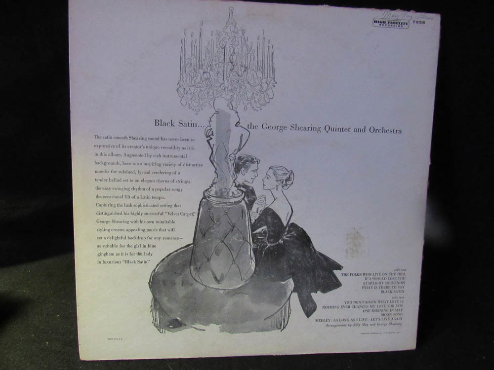 The George Shearing Quintent And Orchestra - Black Stain - Image 2