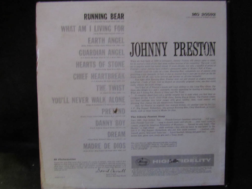 Johnny Preston - Running Bear - Image 3