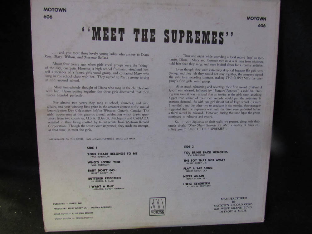 The Supremes - Meet the Supremes - Image 2