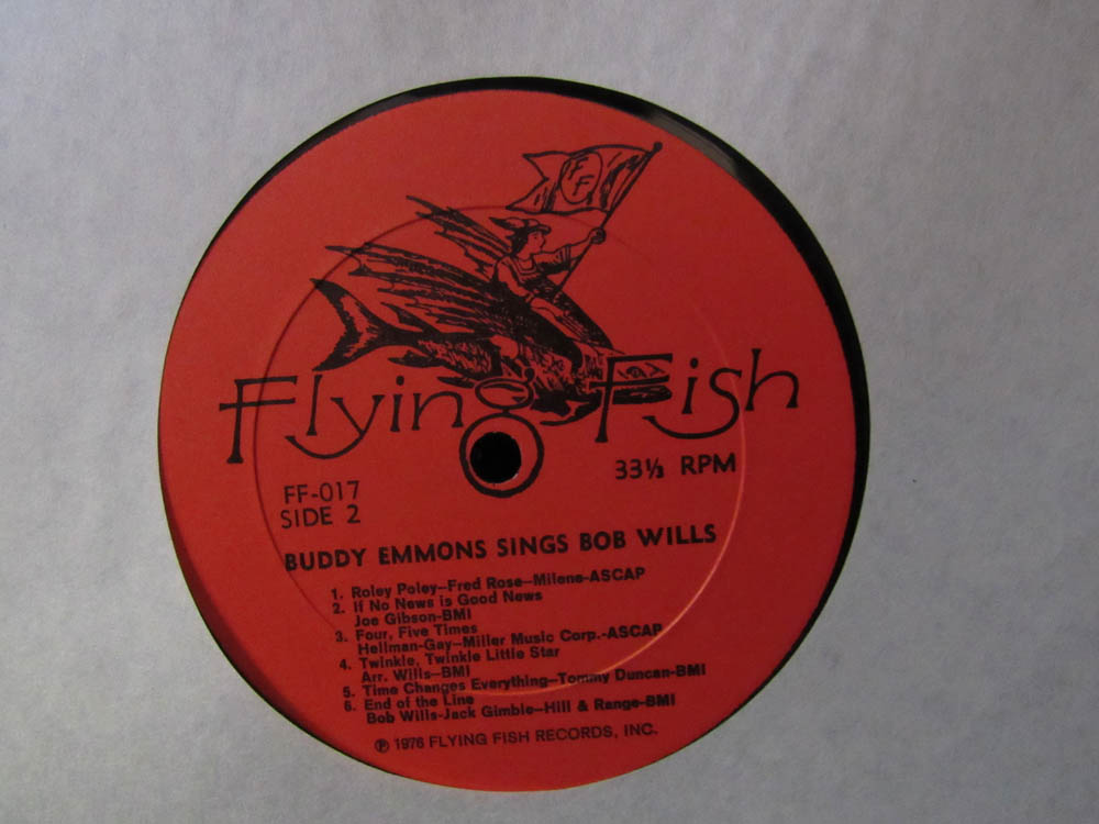 Buddy Emmons - Buddy Emmons Sings Bob Wills - Image 4