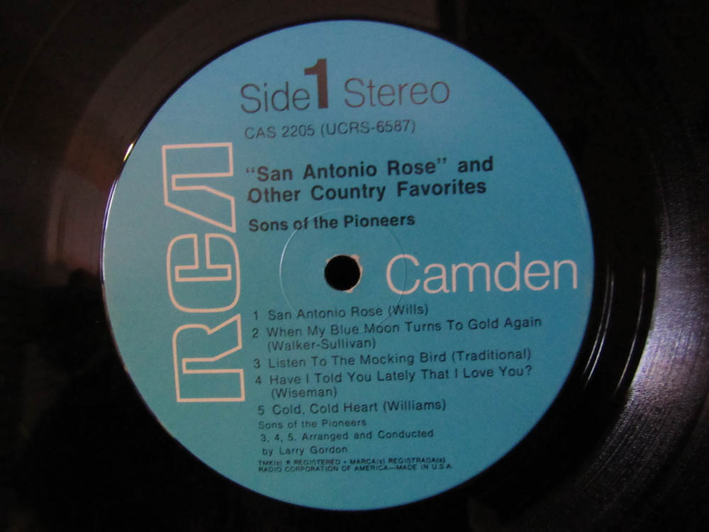 Sons Of The Pioneers - San Antonio Rose And Other Country Favorites - Image 3