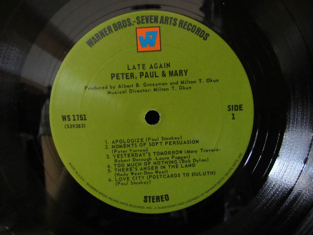 Peter, Paul, And Mary - Late Again - Image 5
