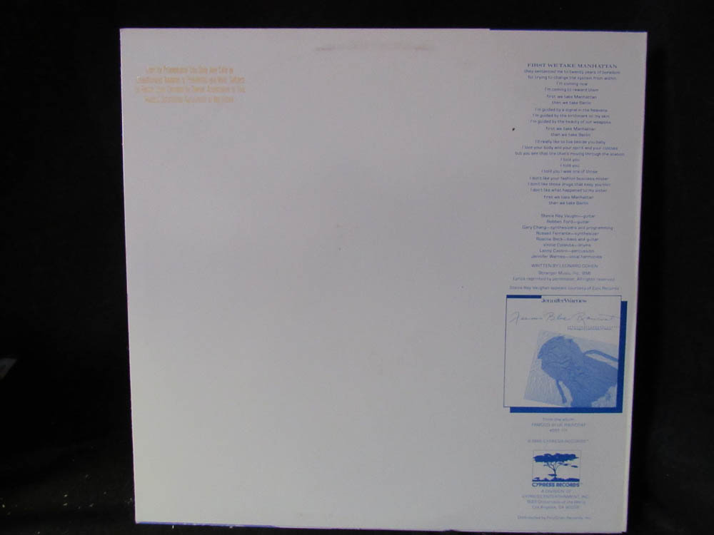 Jennifer Warnes - First We Take Manhattan - Image 2