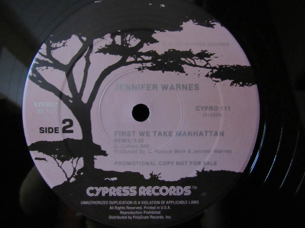 Jennifer Warnes - First We Take Manhattan - Image 4