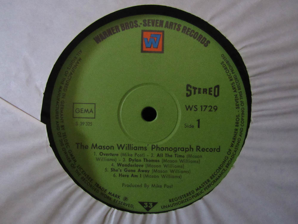 Mason Williams - The Mason Williams Phonograph Record - Image 3