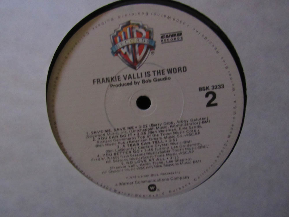Frankie Valli - ...Is The World - Image 4