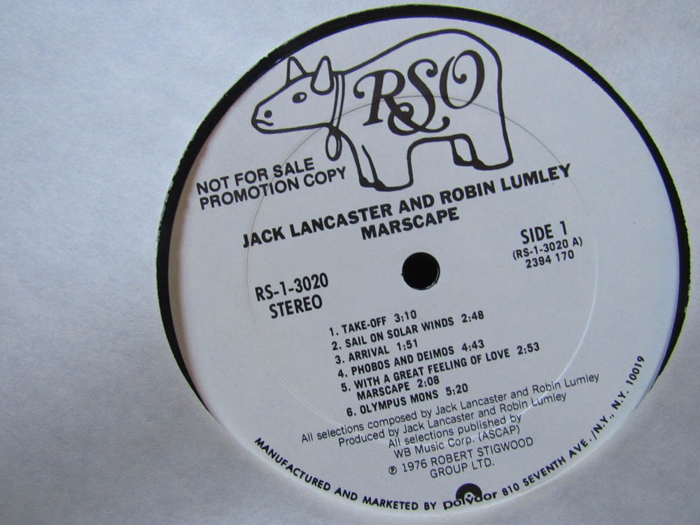 Jack Lancaster And Robin Lumley - Marscape - Image 3