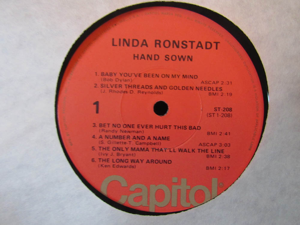 Linda Ronstadt - Hand Sown... Home Grown - Image 3