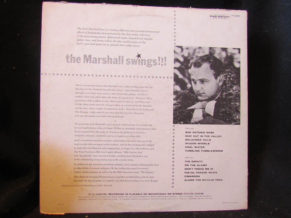 Jack Marshall - The Marshall Swing!!! - Image 2