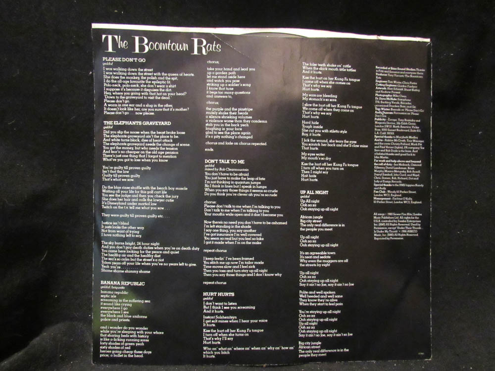 The Boomtown Rats - Mondo Bongo - Image 4