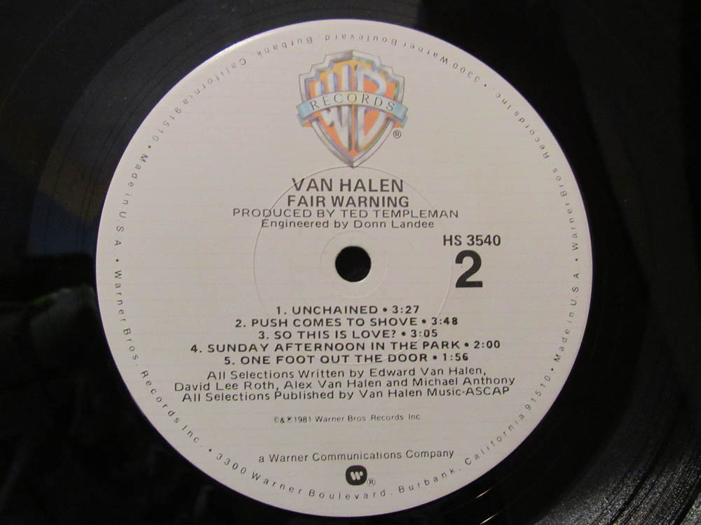 Van Halen - Fair Warning - Image 6