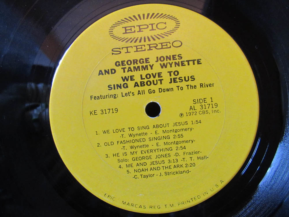 George Jones And Tammy Wynette - We Love To Sing About Jesus - Image 3