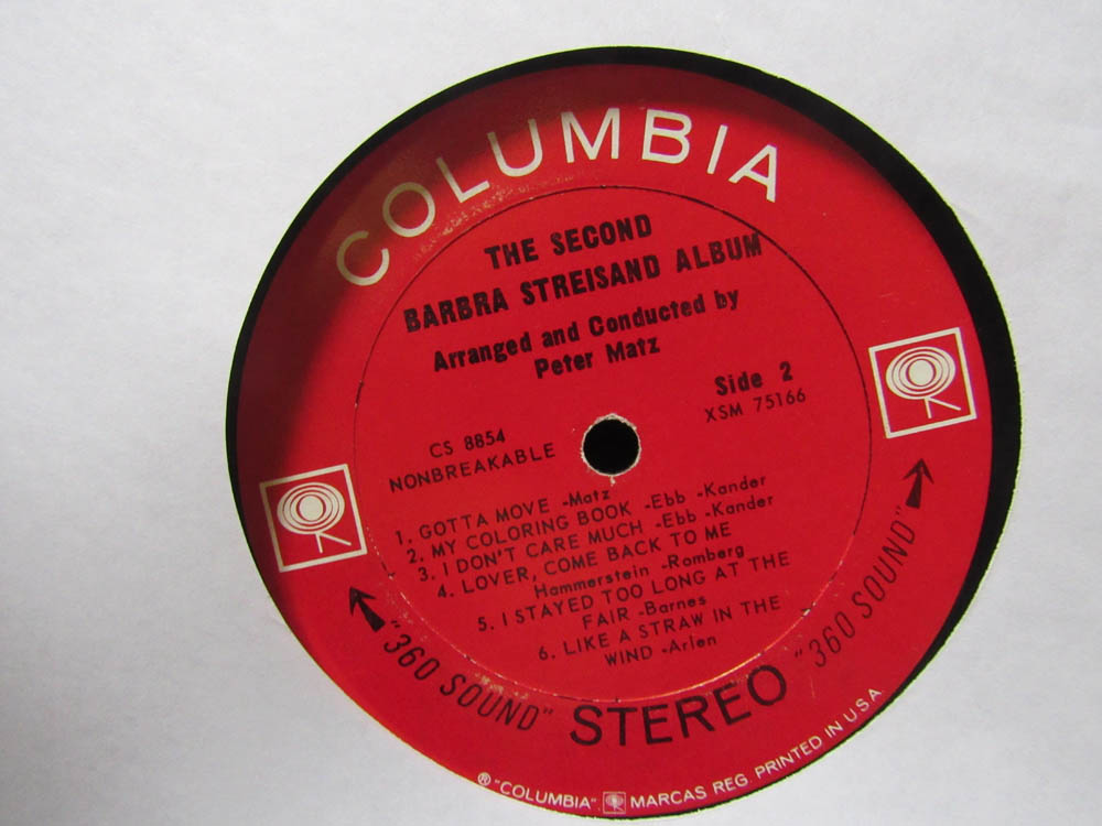 Barbra Streisand - The Second Barbra Streisand Album - Image 2