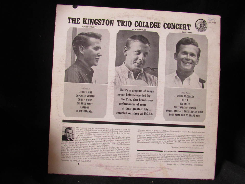 The Kingston Trio - College Concert - Image 2