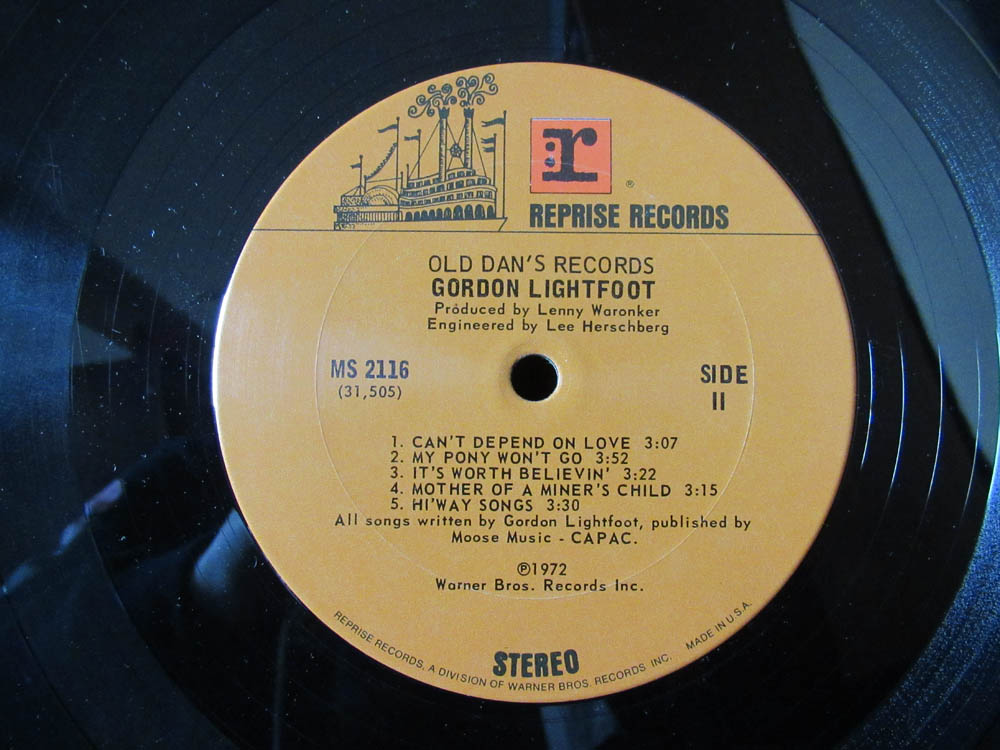 Gordon Lightfoot - Old Dan's Records - Image 6