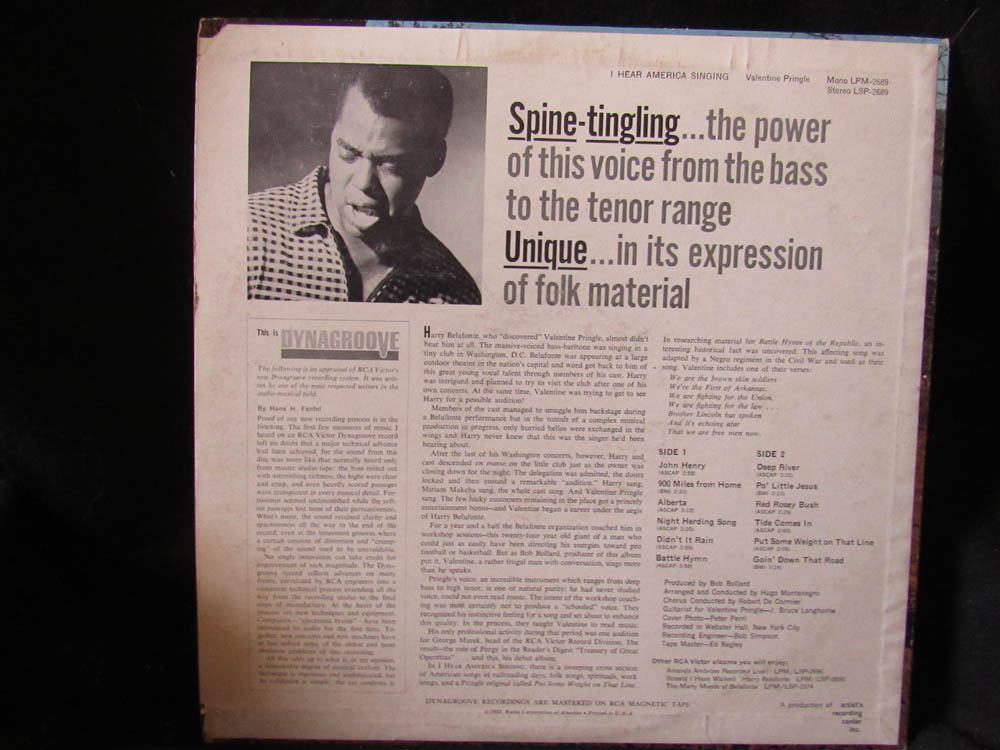 Valentine Pringle - I Hear America Singing - Image 2