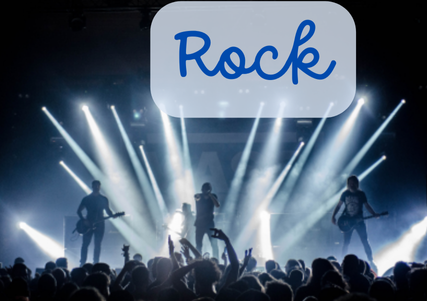 icon image for rock music category.